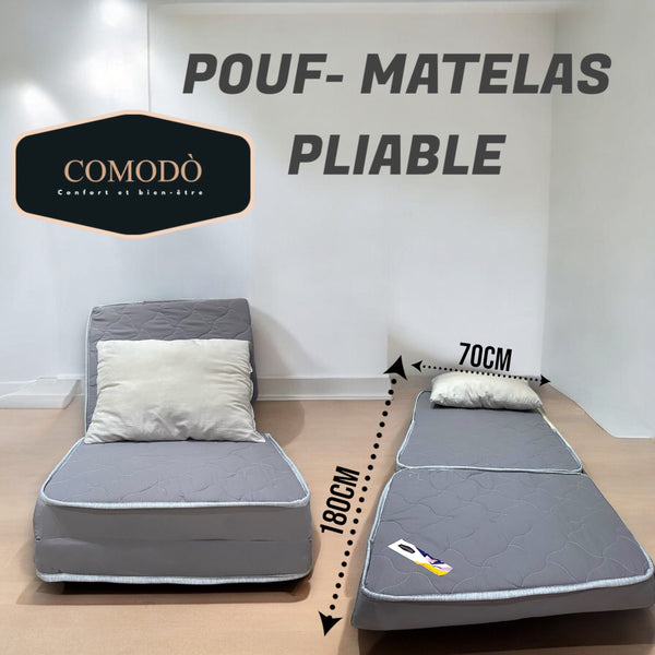 POUF MATELAS PLIABLE 70CM x190CM x10CM