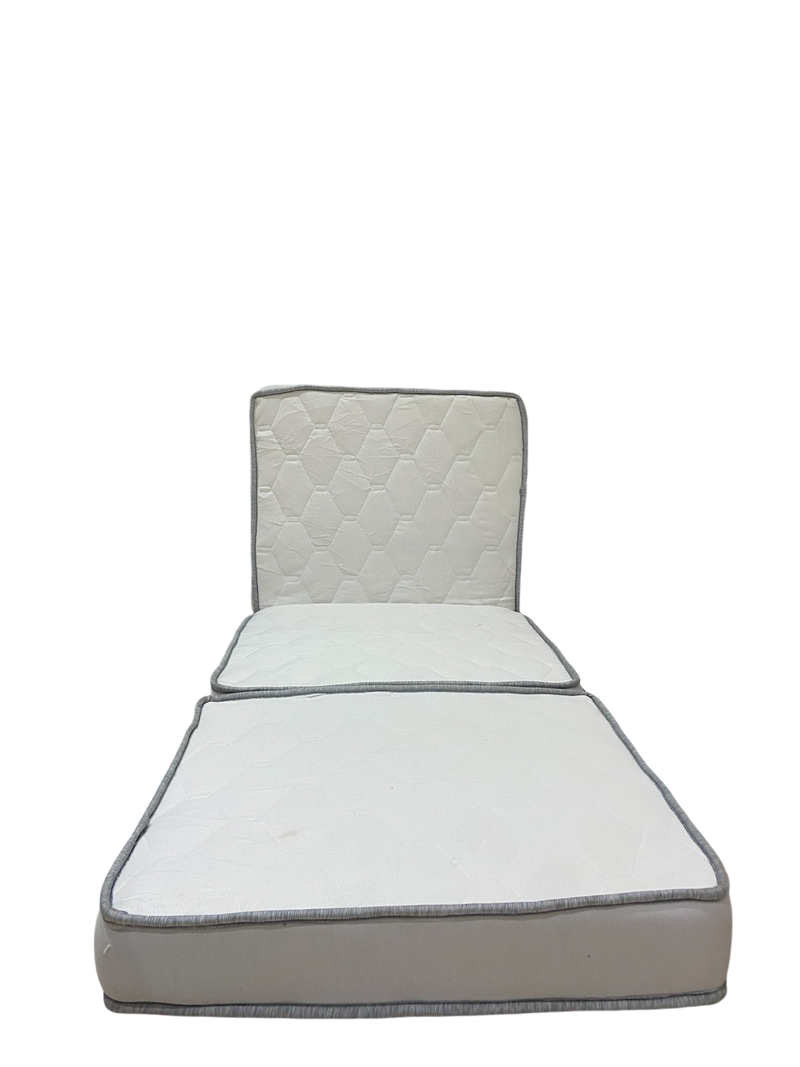 POUF MATELAS PLIABLE DOUBLE BORDURE 70CM x190CM x10CM