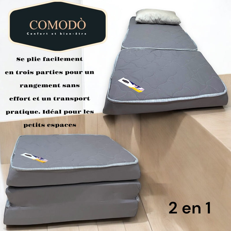 POUF MATELAS PLIABLE 70CM x190CM x10CM