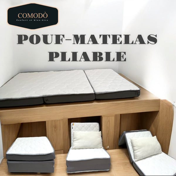 POUF MATELAS PLIABLE 70CM x180CM x10CM