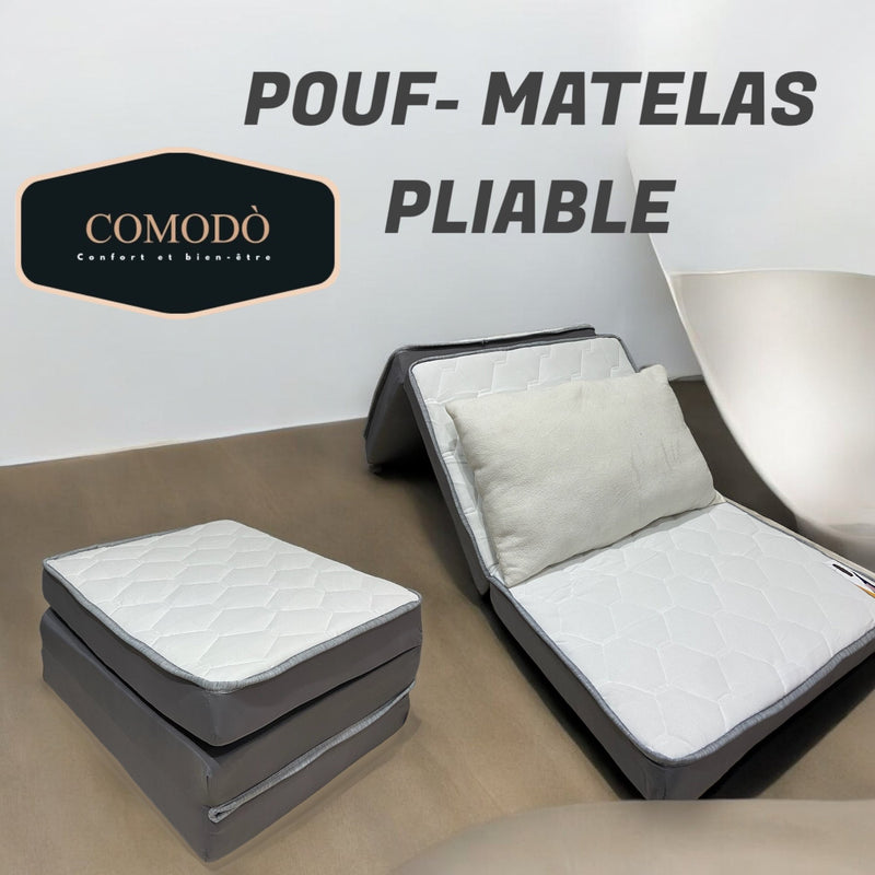 POUF-MATELAS PLIABLE  70 CM x 180CM