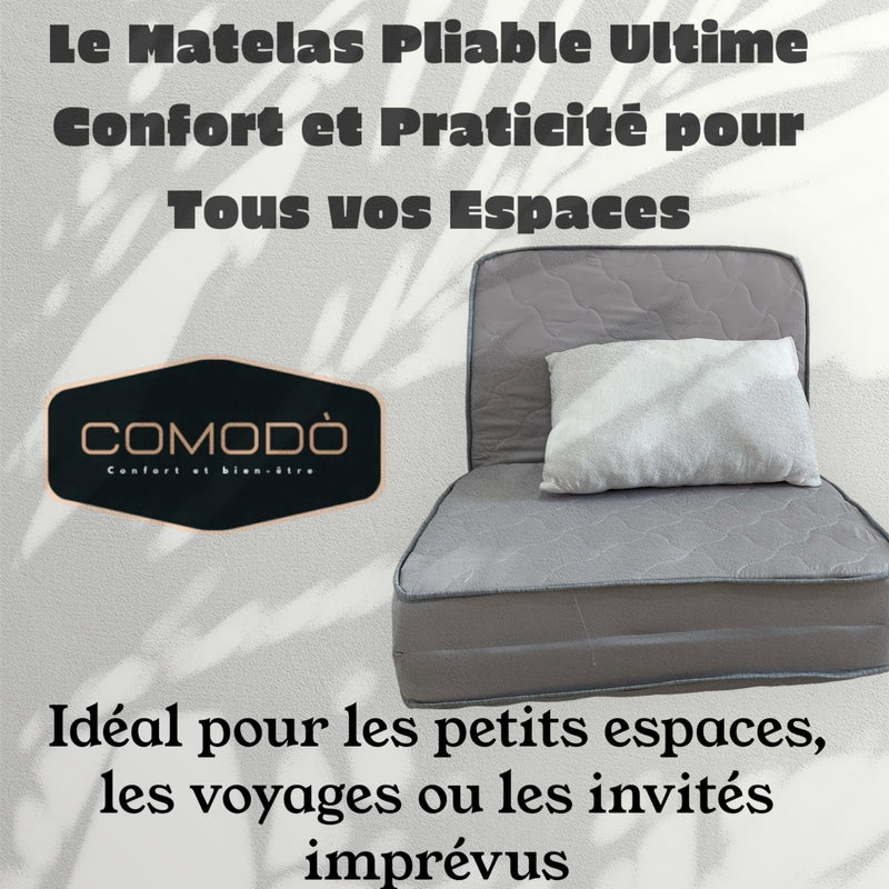 POUF MATELAS PLIABLE 90CM x190CM x10CM
